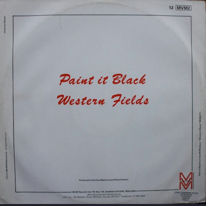 Exotica Maximus - Paint It Black / Western Fields (Edición Original UK, MVM, 1983)