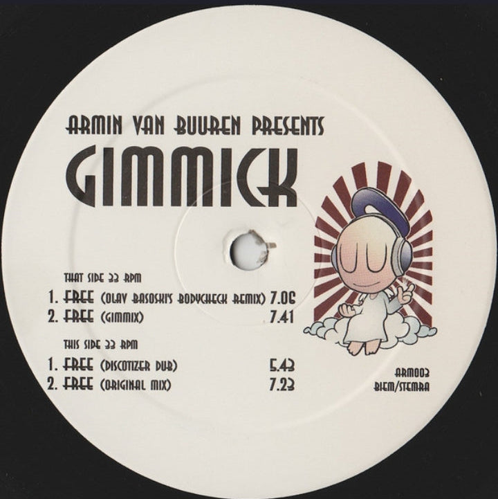 Armin van Buuren Presents Gimmick - Free (Edición Original Países Bajos, 1999)