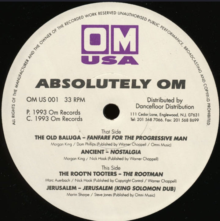 Absolutely Om (Edición Original USA, Direct Metal Mastering DMM, 1993)