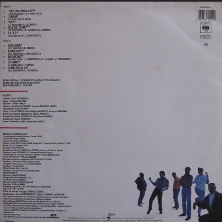 Kassav' - Majestik Zouk (Edición Original Europea, CBS, 1989)