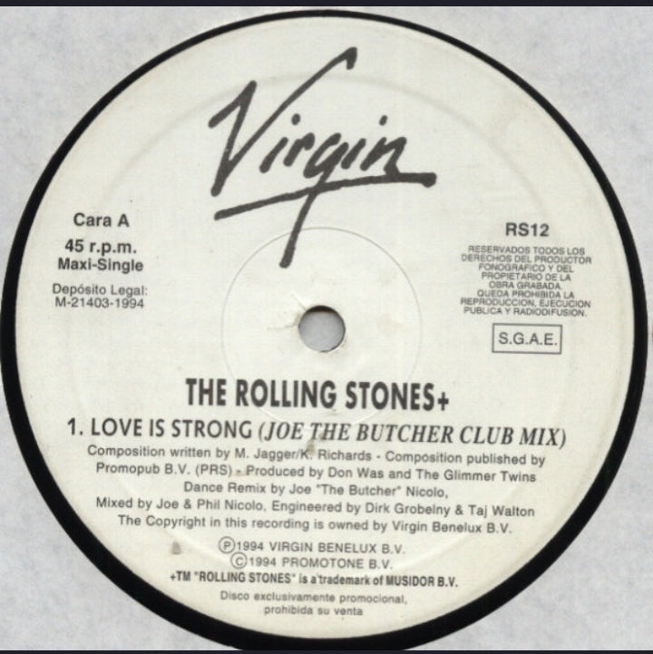 The Rolling Stones - Love Is Strong (Edición Especial Maxisingle España, 1994)