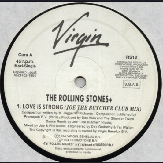 The Rolling Stones - Love Is Strong (Edición Especial Maxisingle España, 1994)