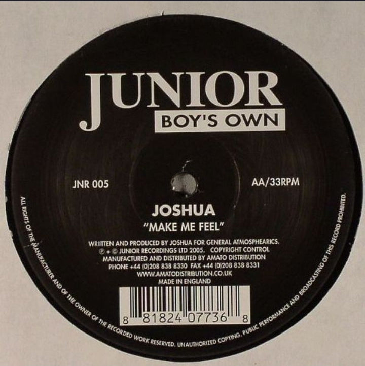 Joshua - Do It / Make Me Feel (Edición Original UK, Junior Boy's Own, 2005)