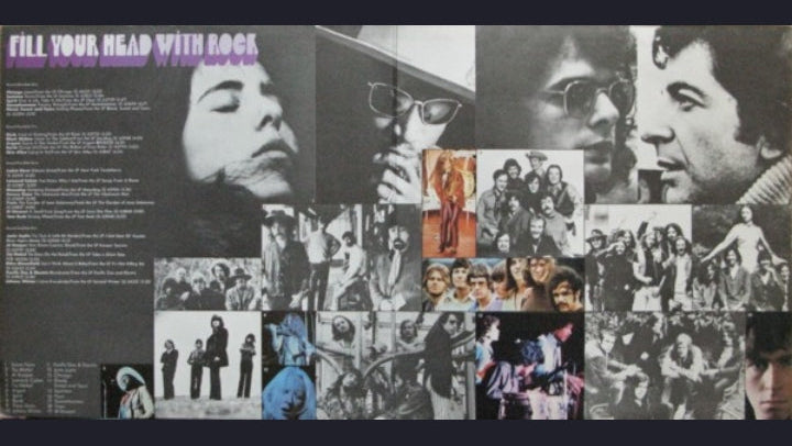 Artistas Varios - Fill Your Head With Rock (Edición Doble LP Europa, 1970)