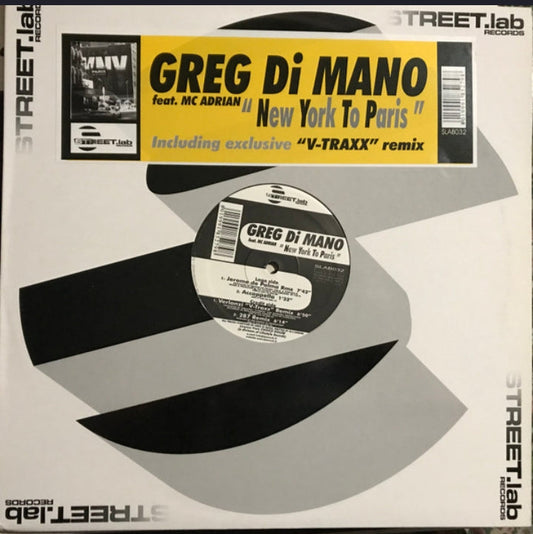 Greg Di Mano - New York To Paris (Edición Original Italia, 2003)
