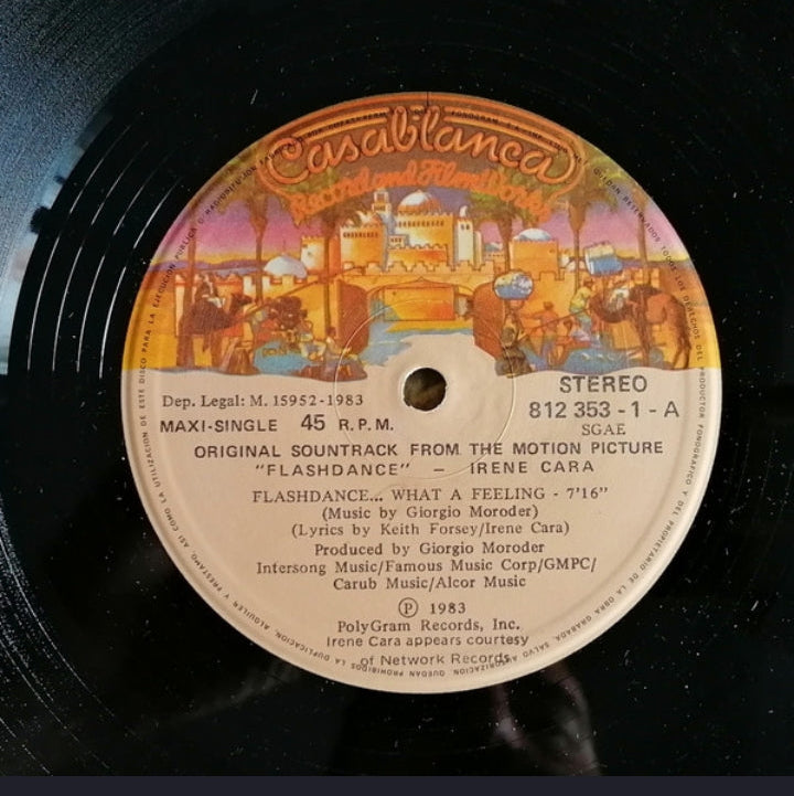 Irene Cara - Flashdance... What A Feeling (Edición Original España, 1983)