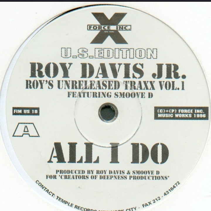 Roy Davis Jr. - Roy's Unreleased Traxx Vol. 1 (Edición US, 1996)