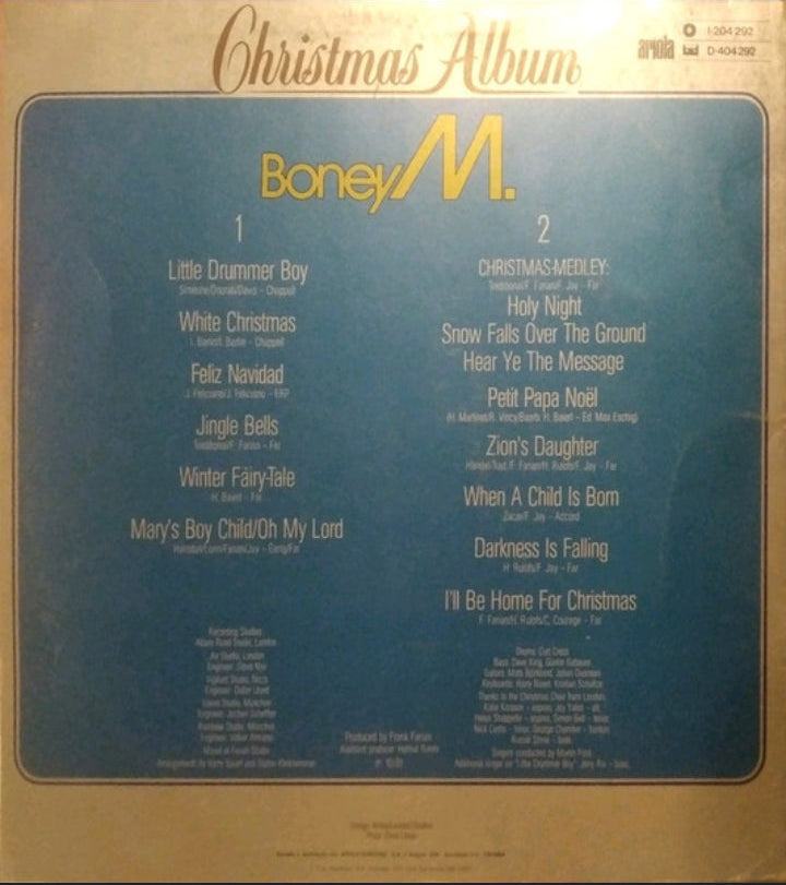 Boney M. - Christmas Album (Edición España, 1983)