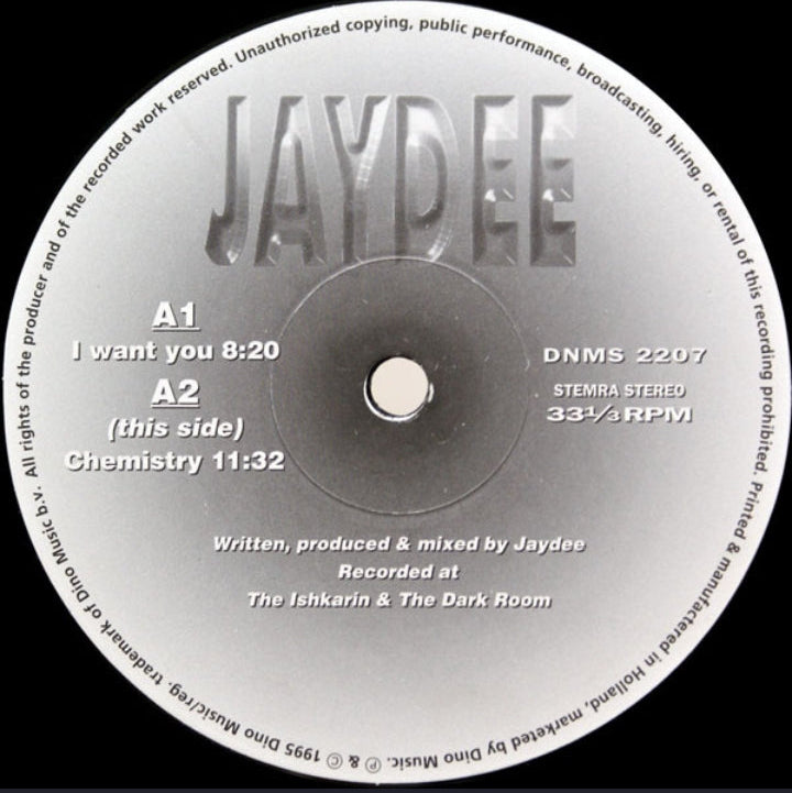 Jaydee - I Want You (Edición Original Países Bajos, Dino Music, 1995)