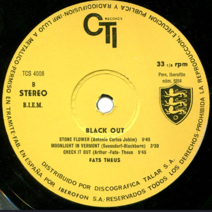 ARTHUR THEUS - BLACK OUT