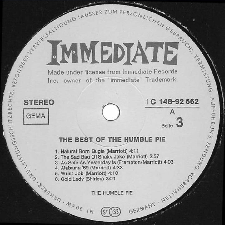 Various Artists - The Best Of The Nice, The Small Faces, Humble Pie, Eric Clapton & John Mayall (Doble LP, Edición Alemana)