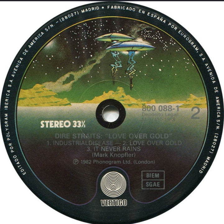Dire Straits - Love Over Gold (Edición España, 1989)