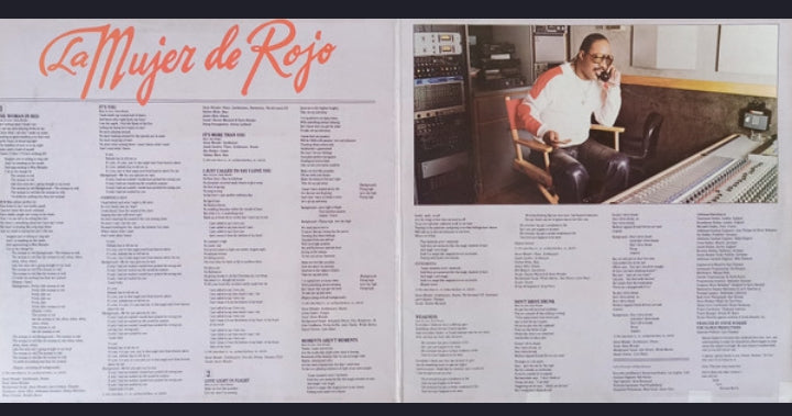 Stevie Wonder - La Mujer De Rojo (Banda Sonora Original) (Edición Original España, 1984)