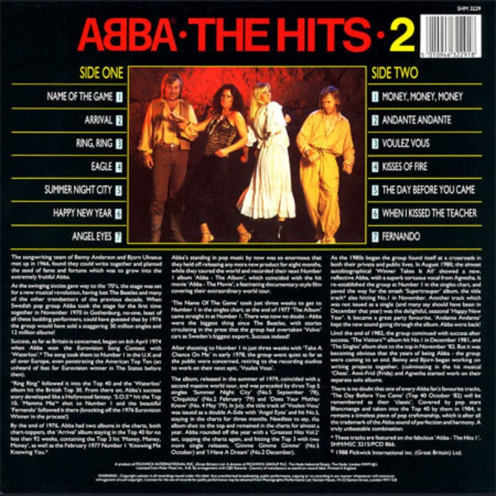ABBA - THE HITS 2