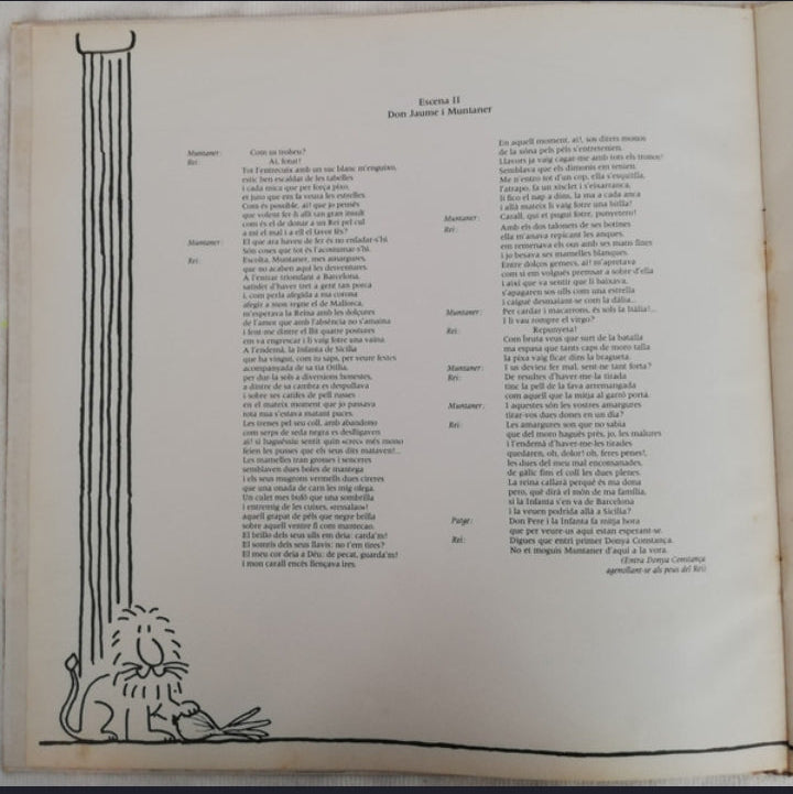 La Trinca - Don Jaume El Conquistador "Sarsuela-Rock" (Edición Original España, 1983)