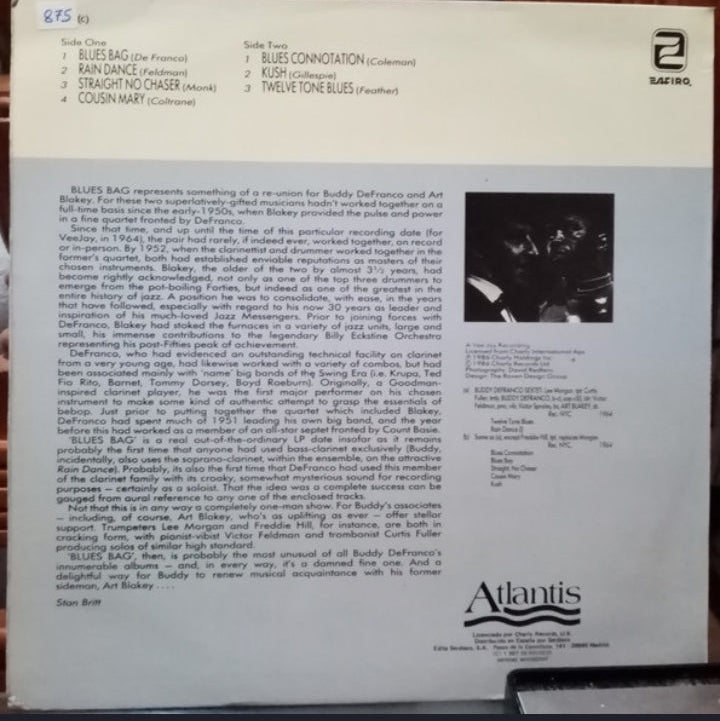 Art Blakey & Buddy DeFranco - Blues Bag (Edición Original España, Zafiro, 1987)