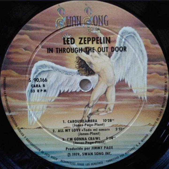 Led Zeppelin - In Through The Out Door (Edición Original España, Swan Song, 1979)