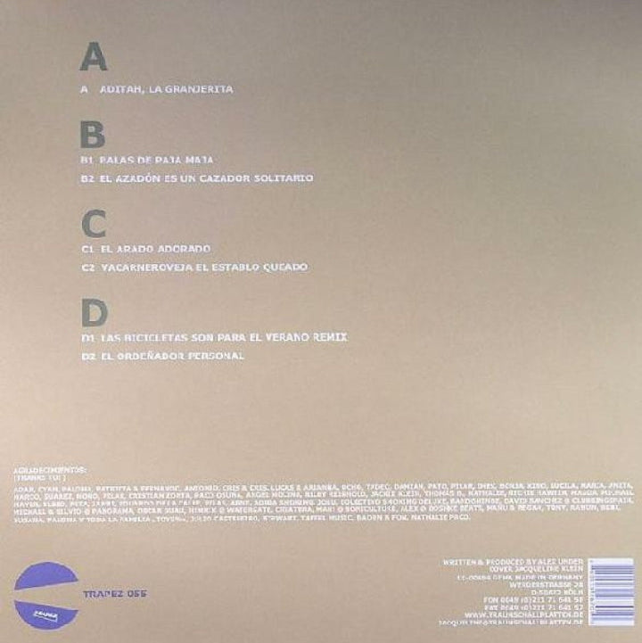 Alex Under - Dispositivos De Mi Granja LP (Edición Especial Doble Vinilo 12", Trapez Germany, 2005)