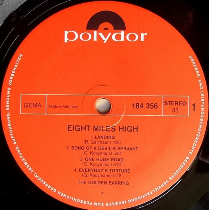 Golden Earring - Eight Miles High (Edición Original Alemania, 1974)