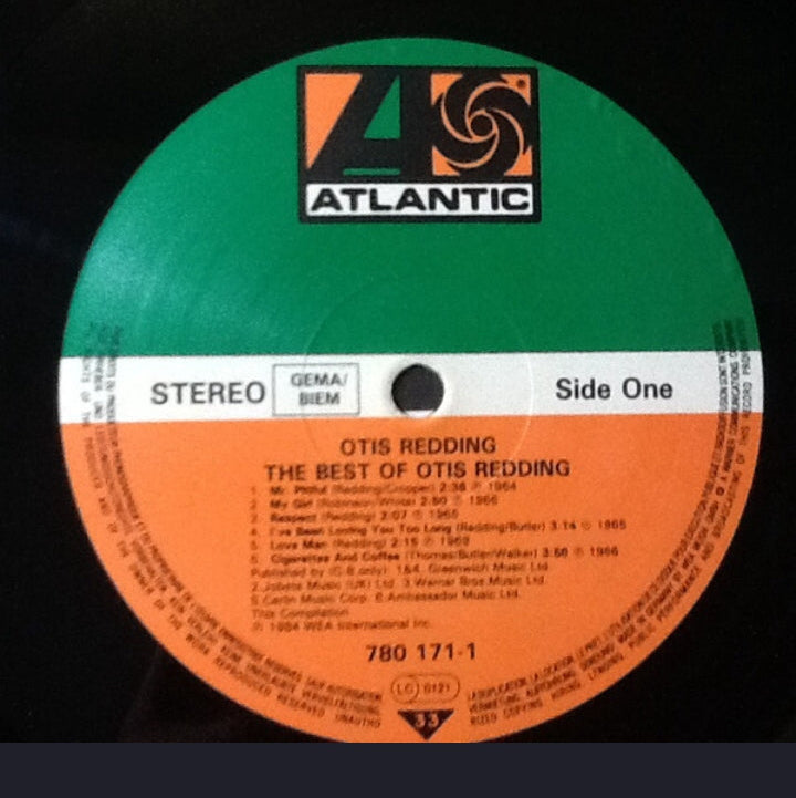 Otis Redding - The Best Of Otis Redding (Edición Europa, 1984)