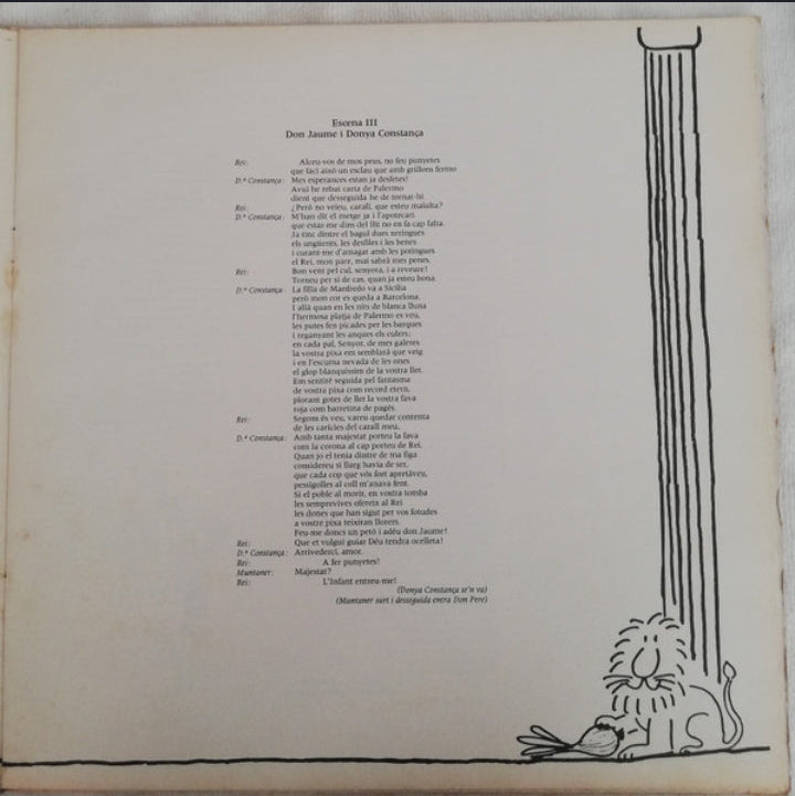 La Trinca - Don Jaume El Conquistador "Sarsuela-Rock" (Edición Original España, 1983)