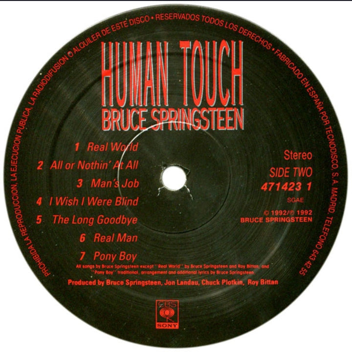 Bruce Springsteen - Human Touch (Edición España, 1992)