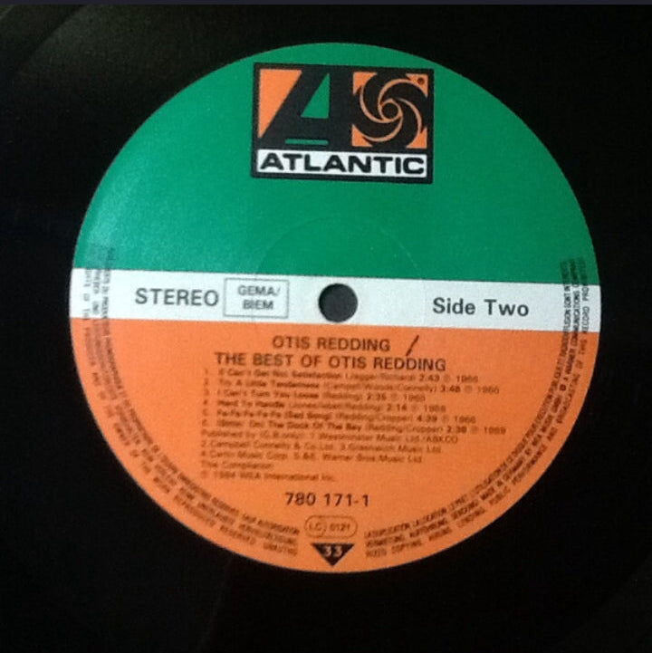 Otis Redding - The Best Of Otis Redding (Edición Europa, 1984)