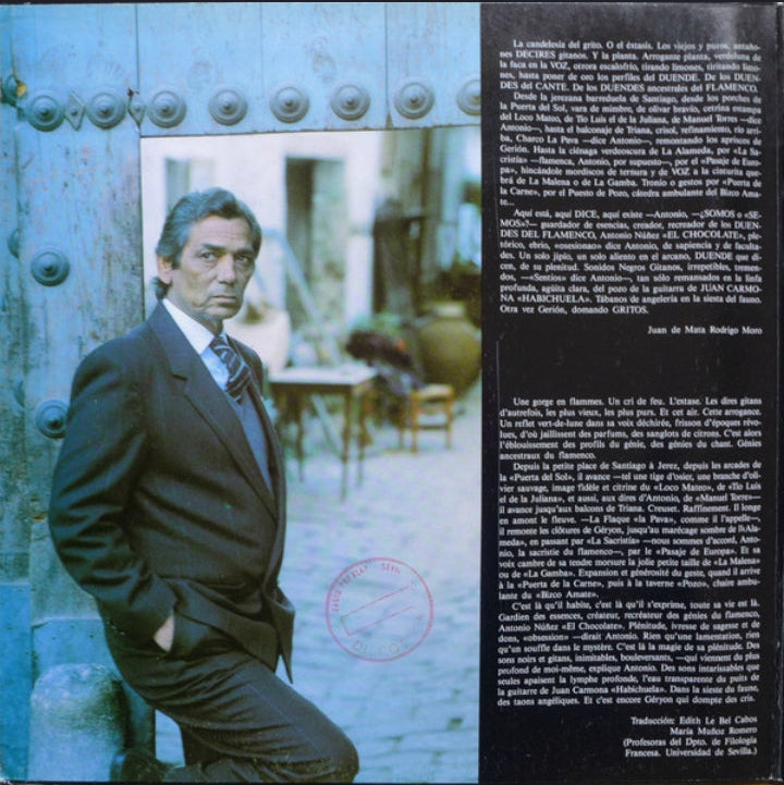 Antonio Núñez "El Chocolate" - Los Duendes Del Flamenco (Edición Original España, 1989)