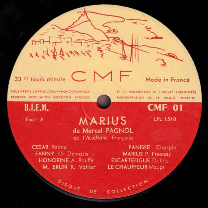 Marcel Pagnol - Marius (Edición Original Francia, Editions C.M.F., 1960)