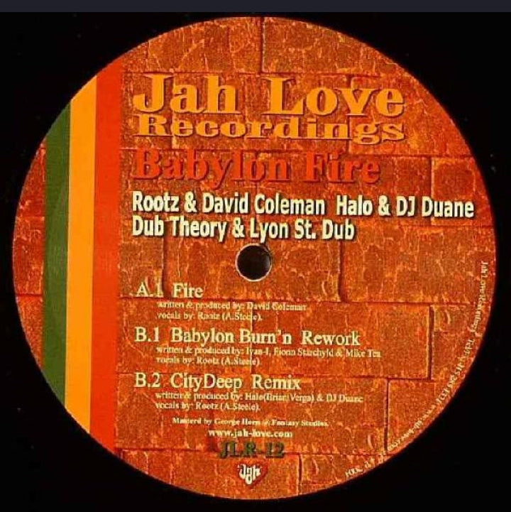 Various - Babylon Fire (Edición Original US, Jah Love Recordings, 2004)