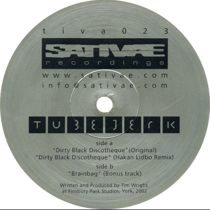 Tube Jerk - Dirty Black Discotheque (Edición Original UK, Curve Pusher / MPO, 2002)