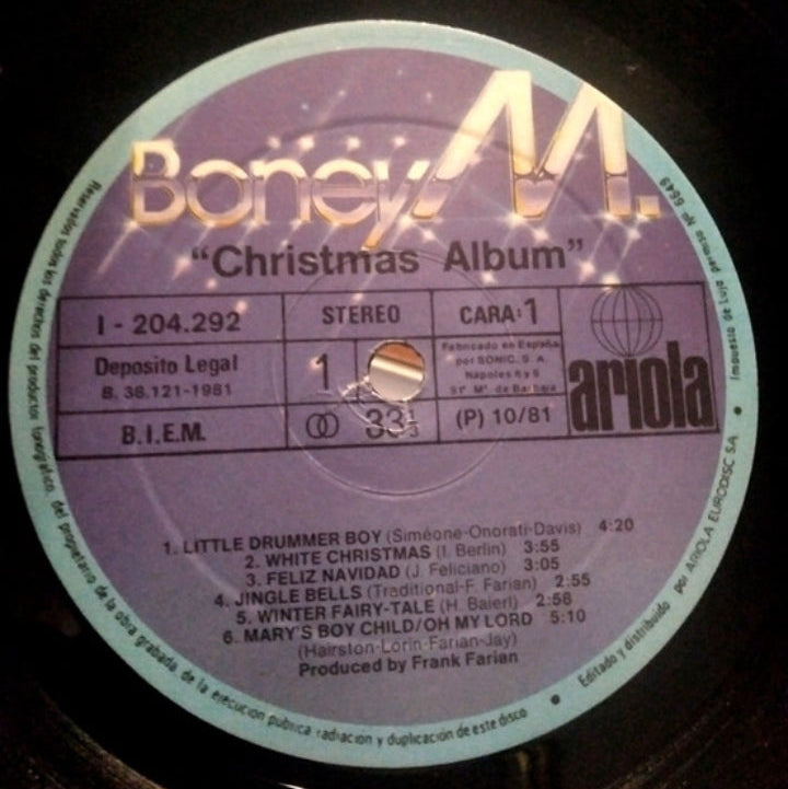 Boney M. - Christmas Album (Edición España, 1983)