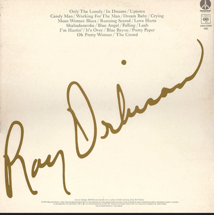 Roy Orbison - The All-Time Greatest Hits Of Roy Orbison (Edición Doble LP España, CBS / Monument)