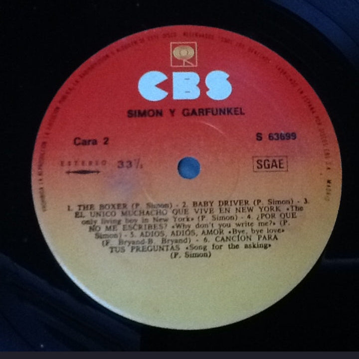 Simon & Garfunkel - Puente Sobre Aguas Turbulentas (Edición Original España, CBS, 1970)