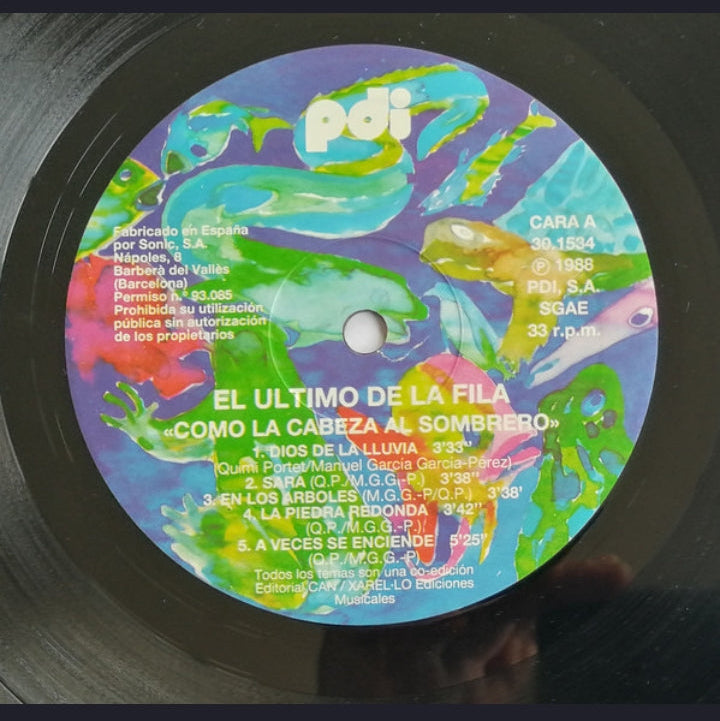 EL ÚLTIMO DE LA FILA - COMO LA CABEZA AL SOMBRERO