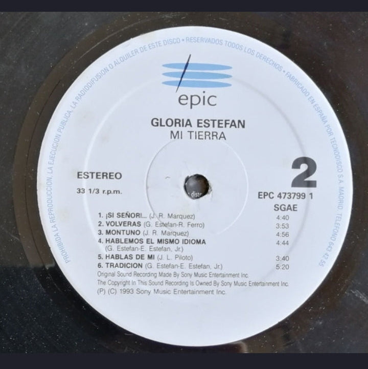Gloria Estefan - Mi Tierra (Edición España, 1993)